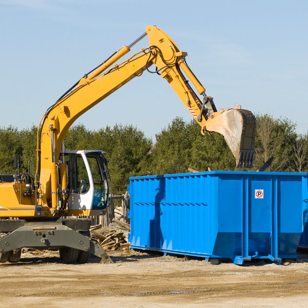 what size residential dumpster rentals are available in Martins Ferry Ohio